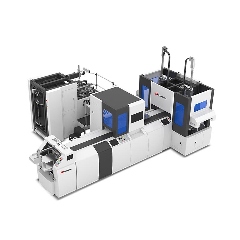 خودکار ڈبل اسٹیشن سخت باکس بنانے والی مشین